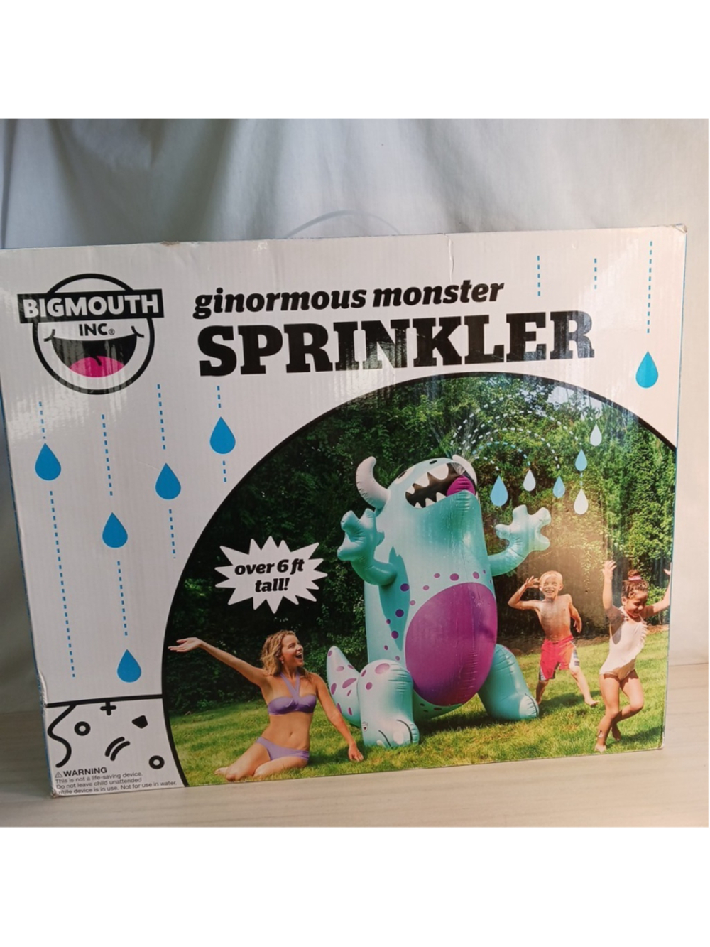 Big Mouth Inc Ginormous 6ft Inflatable Monster Yard Summer Sprinkler BMYS-0007